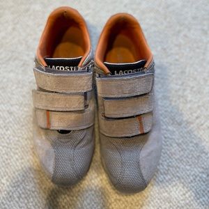 Lacoste Men’s Velcro Tennis Shoes Size 8